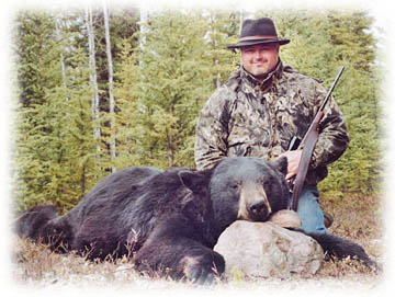 Photo of proud hunter