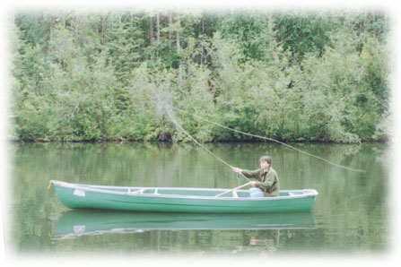 Fishing near the lodgr